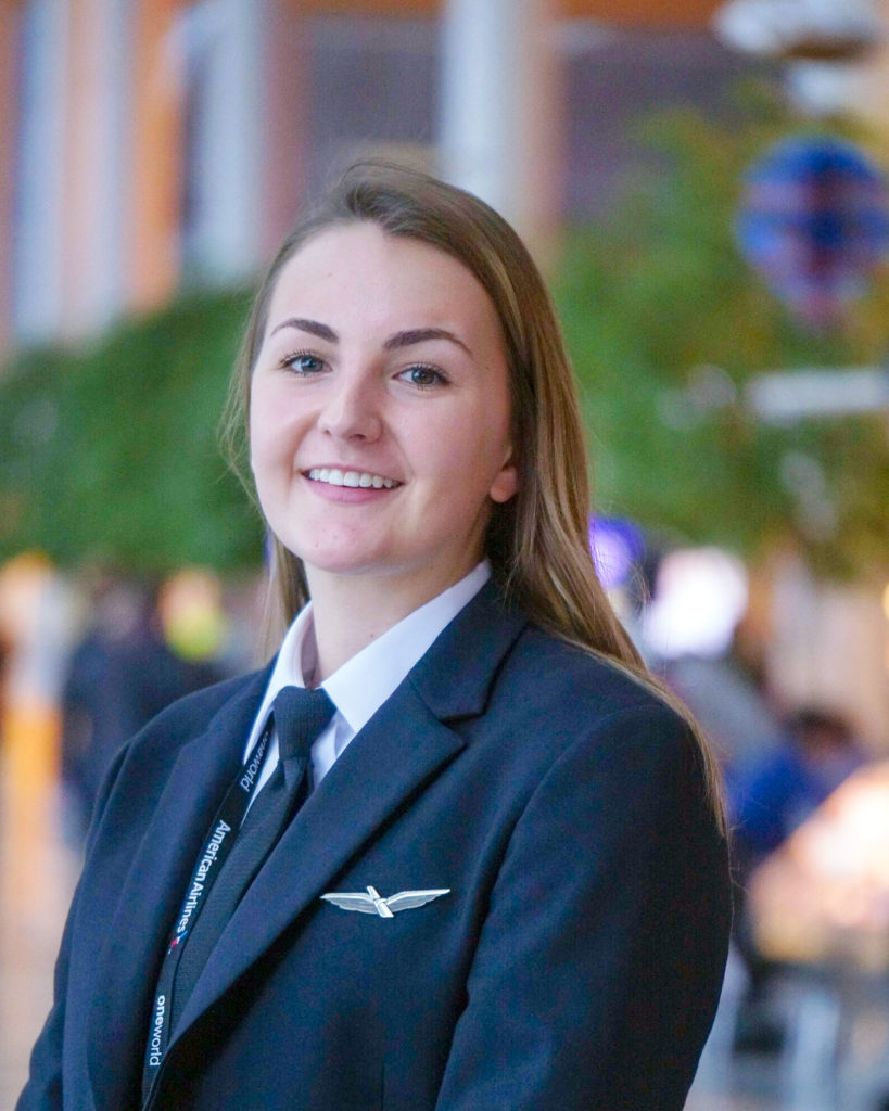 Female First Officer for Piedmont Airlines
