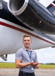 Zach in his aviation journey. 