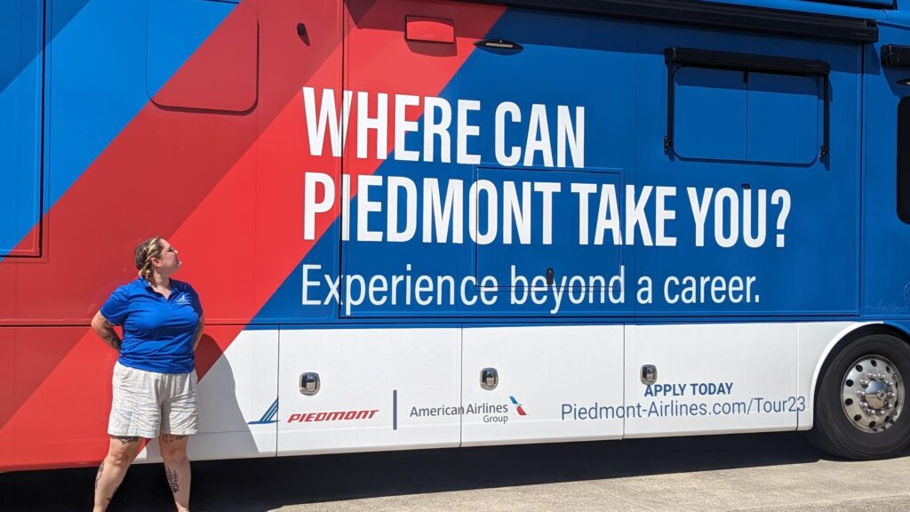 Piedmont's Bus Tour traveled along the East Coast to connect with future team members.