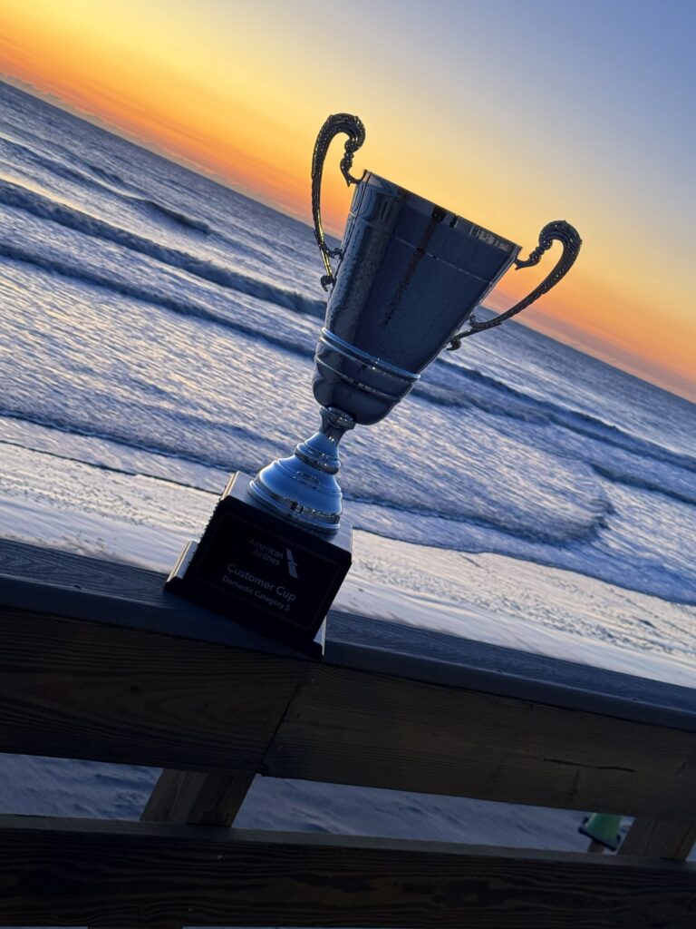 Daytona Beach station's 2024 customer cup award.