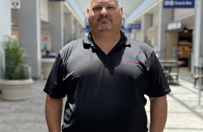 Stephen “Rockey” Rockey, General Manager of Piedmont Airlines' Daytona Beach station