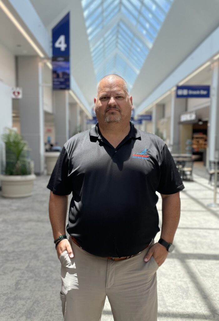 Stephen “Rockey” Rockey, General Manager of Piedmont Airlines' Daytona Beach station